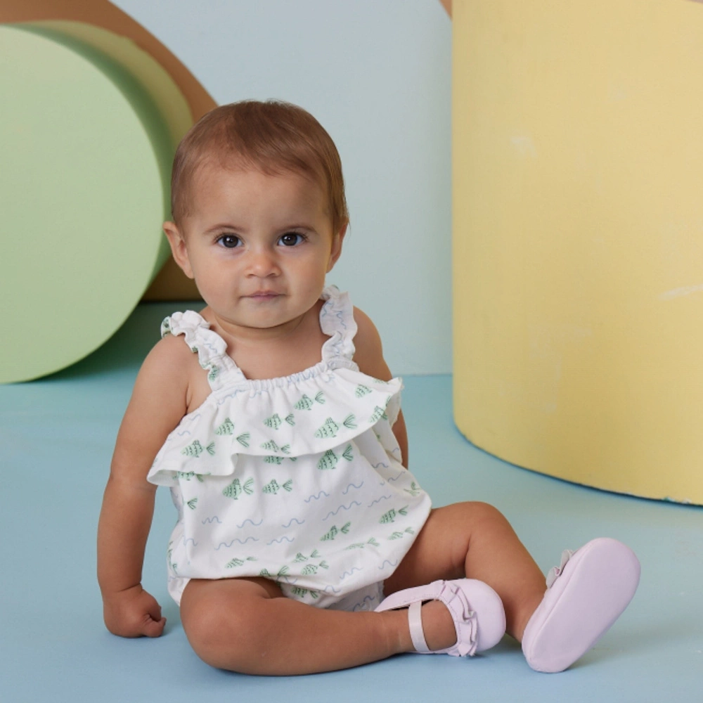 【Little Me】小魚背心包屁衣