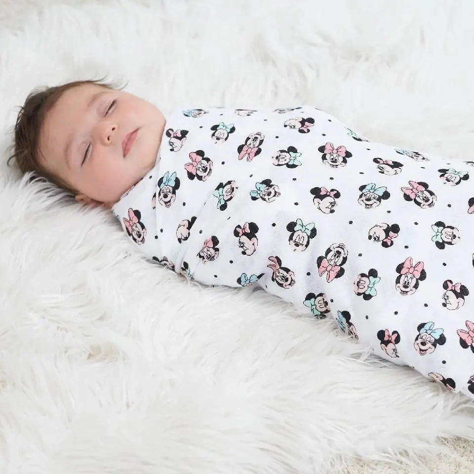 【Aden & Anais】經典多功能包巾2入/彩虹米妮N