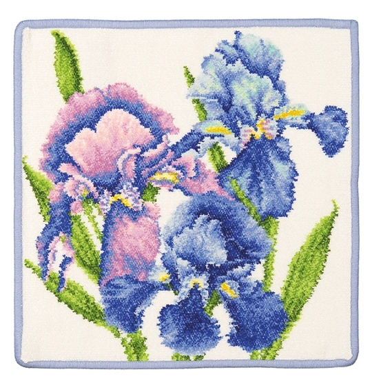 【feiler】吉賽爾面巾(30x30)/藍