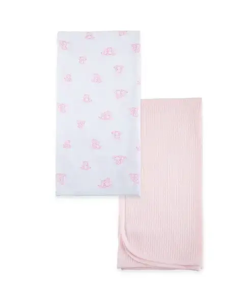 【Little Me】粉小熊蓋毯