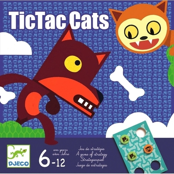 【出清品】【DJECO智荷】主題遊戲/TicTac 貓狗大戰