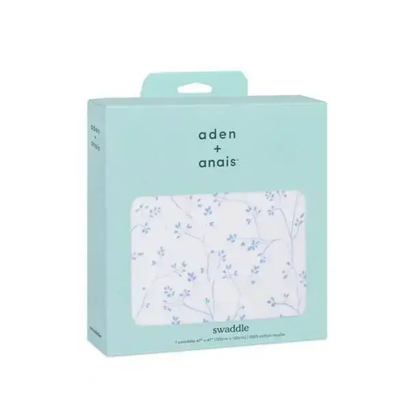 【Aden & Anais】經典多功能包巾1入/雅致花柄