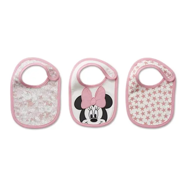 【Baby City娃娃城】米妮圍兜3入組