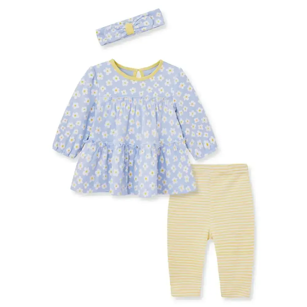 【Little Me】雛菊上衣/緊身褲/髮帶