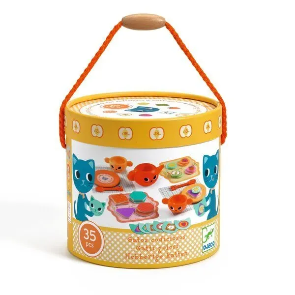 【DJECO智荷】貓兒幾何家家酒