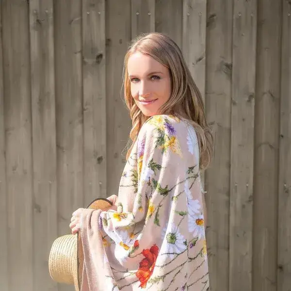 【feiler】雛菊花園浴巾(75x150)米