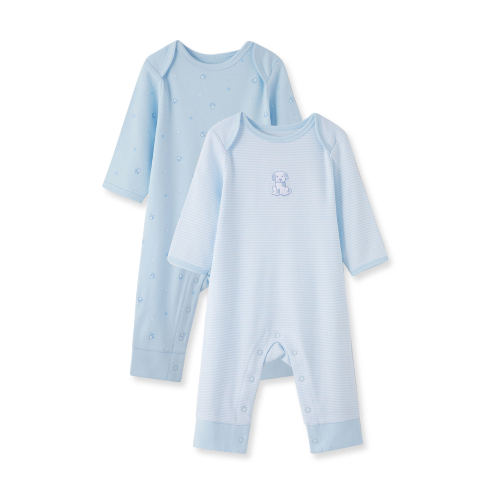 【Little Me】小狗長袖兔裝二件組