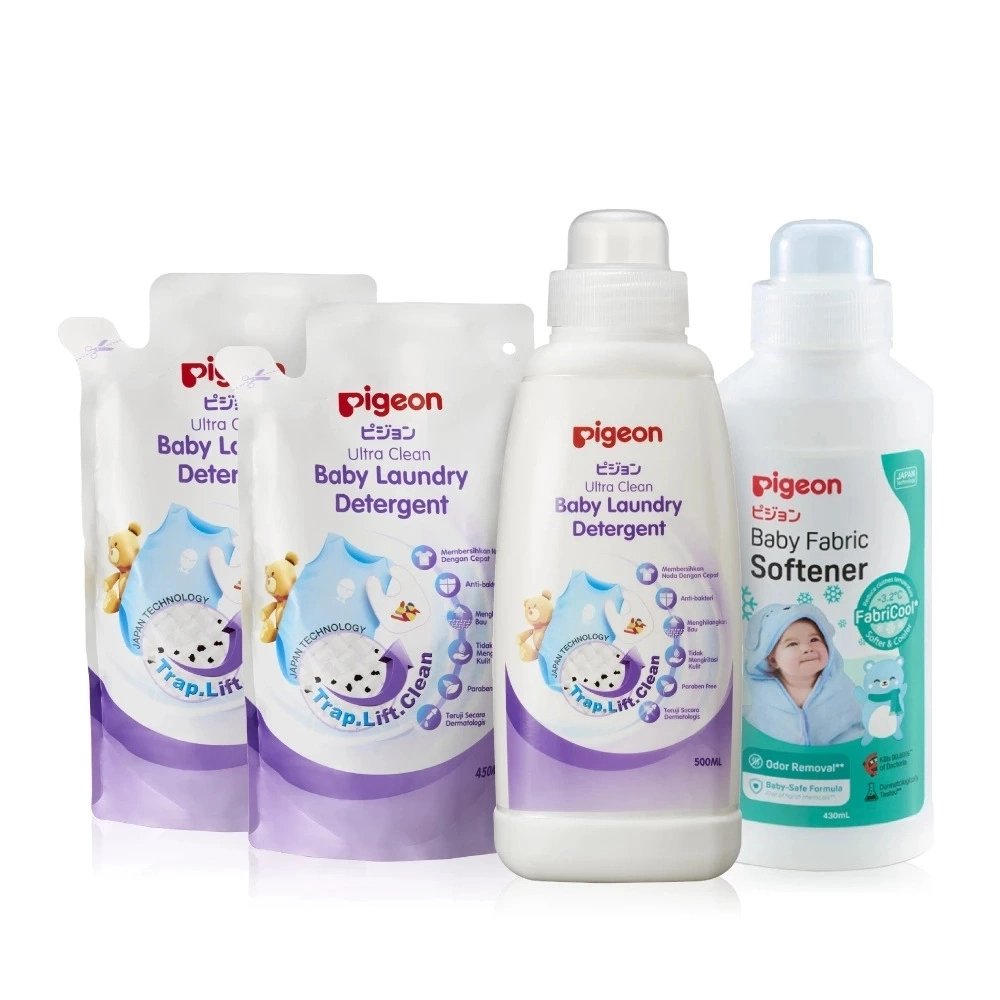 【Pigeon貝親】嬰兒洗衣精必買組