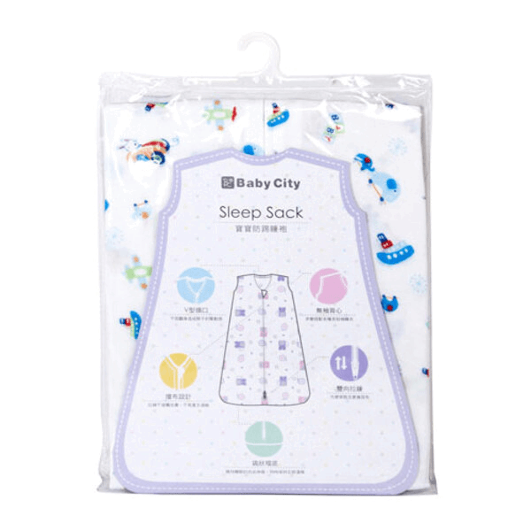 【Baby City娃娃城】超柔紗布防踢睡袍/2色