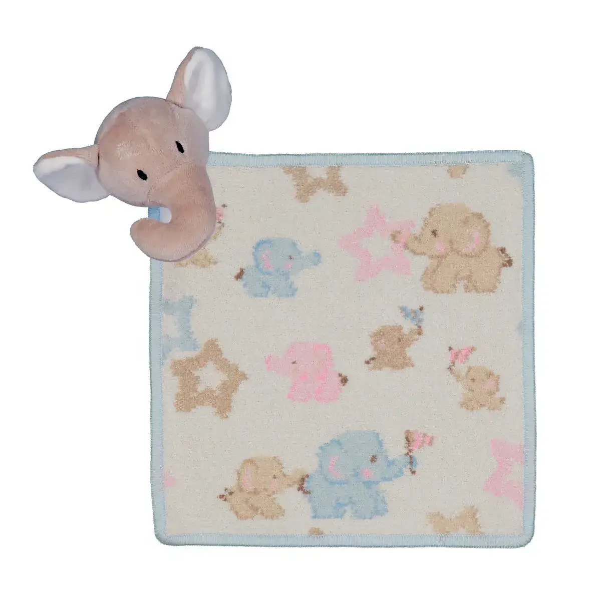 【feiler】可愛大象安撫巾(25x25)/藍