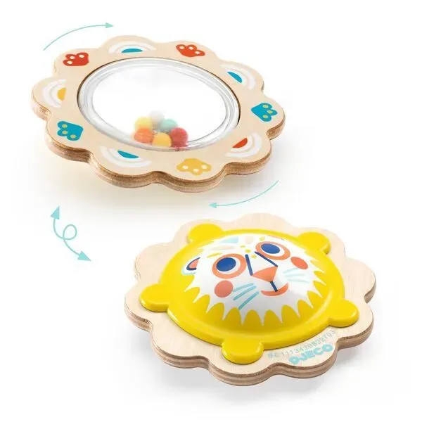 【DJECO智荷】搖擺獅王手搖鈴