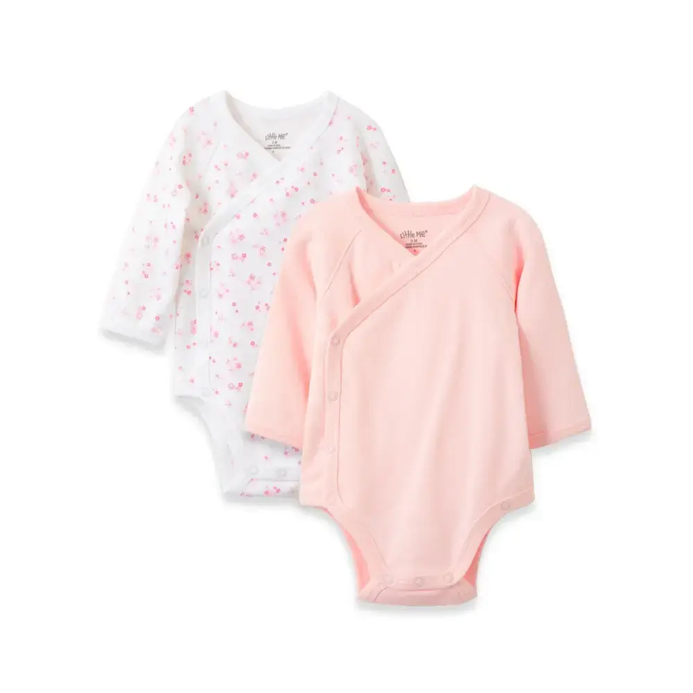 【Little Me】愛心包屁肚衣二入組