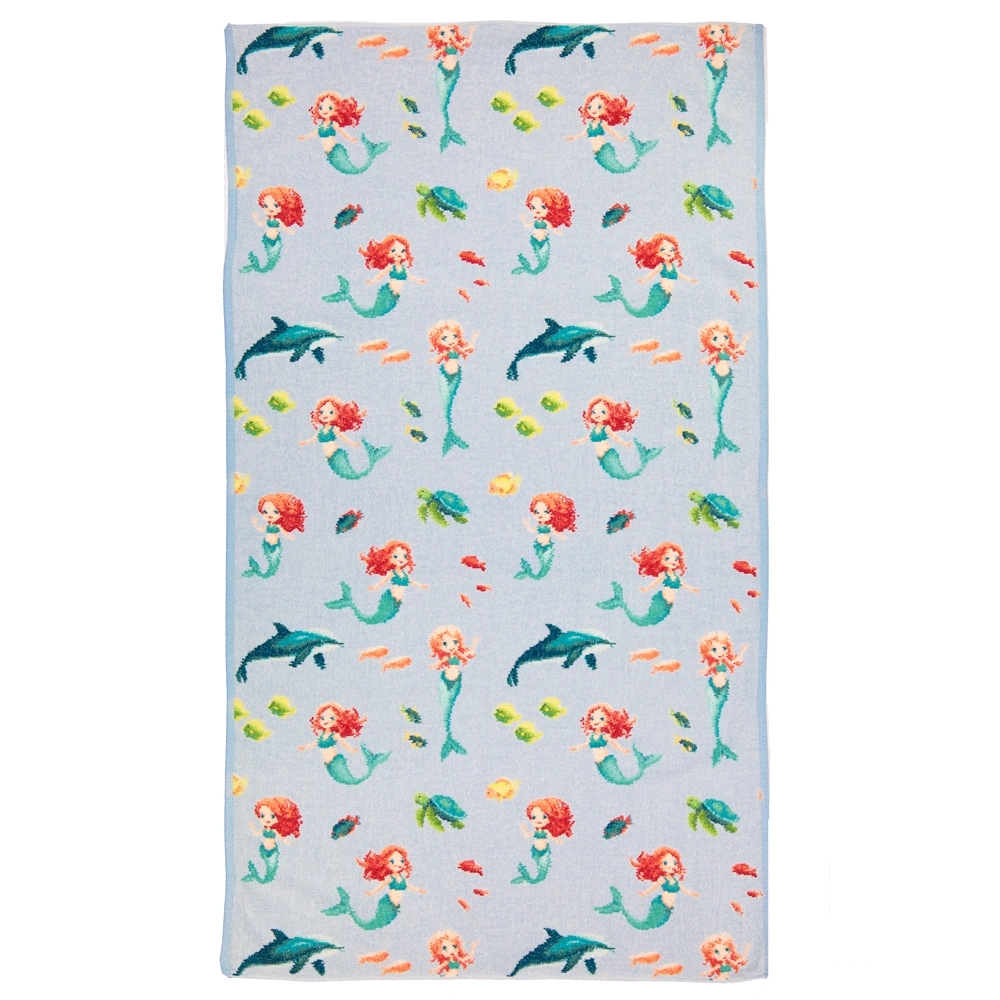 【feiler】小美人魚海灘巾(75x125)