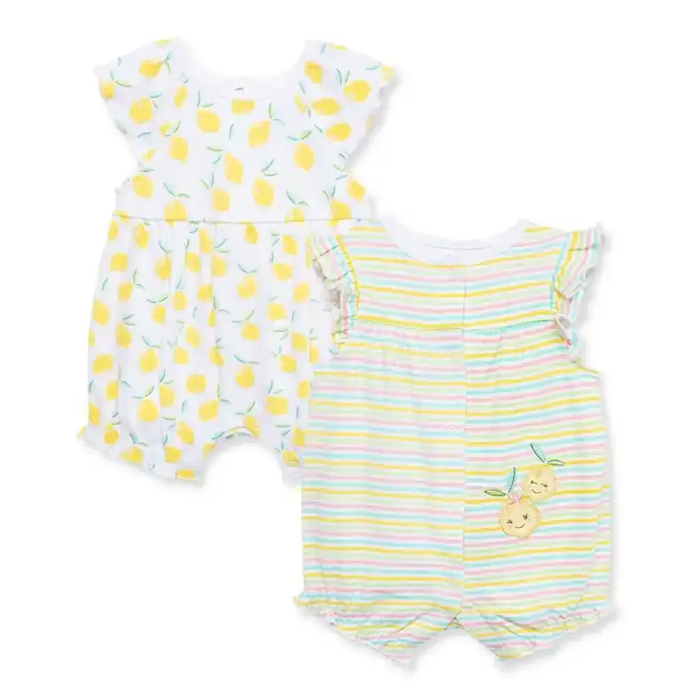 【Little Me】檸檬短兔裝二件組