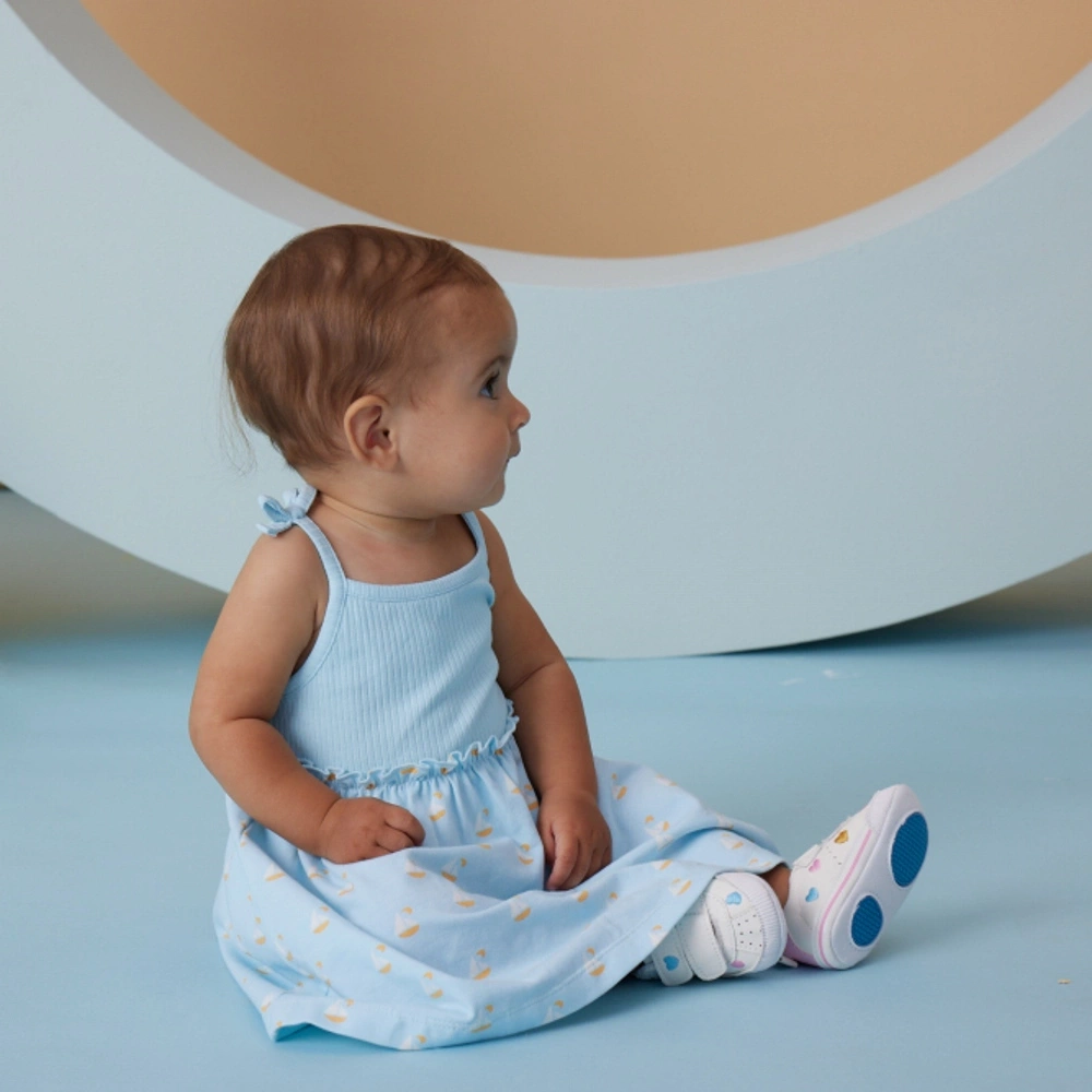 【Little Me】帆船背心洋裝/襯褲