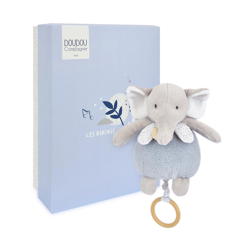 【Doudou】瑞奇好朋友/布偶音樂鈴/大象