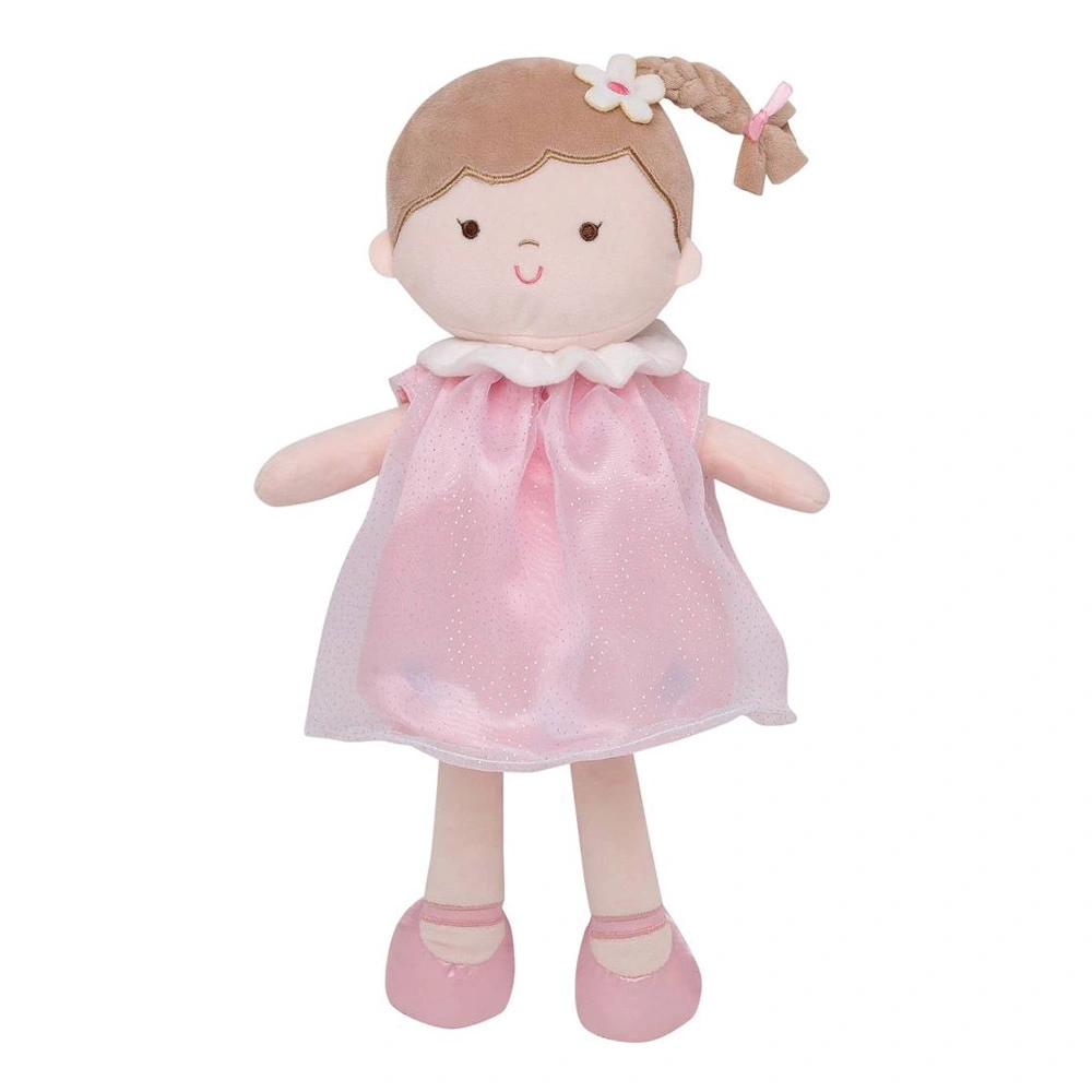 【Little Me】粉色紗裙女孩安撫玩偶