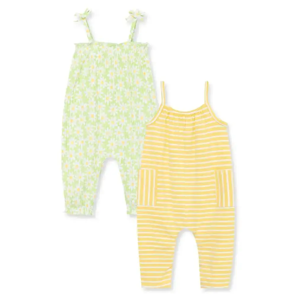 【Little Me】雛菊連身褲二件組