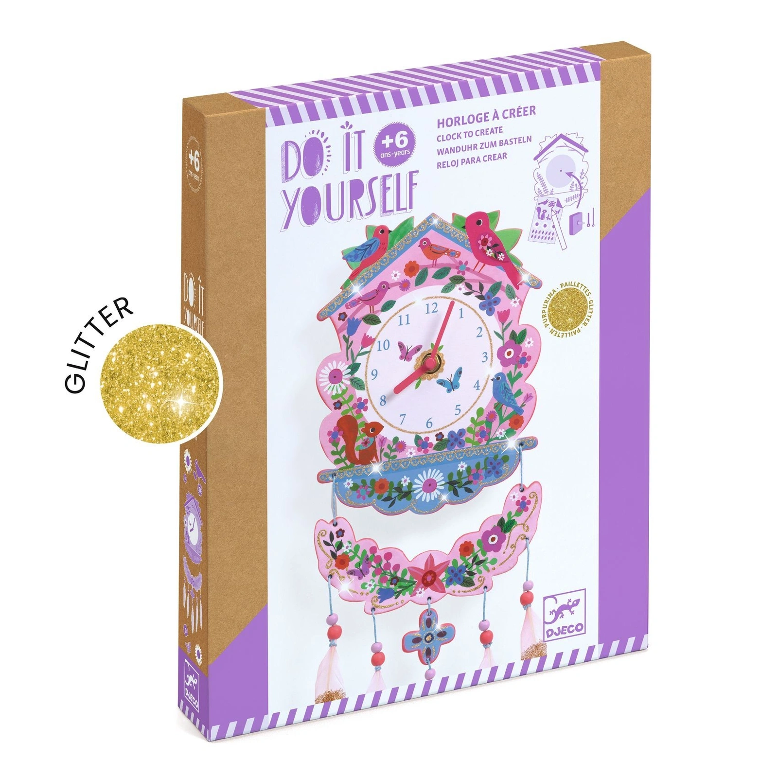 【DJECO智荷】動手做/花冠時鐘