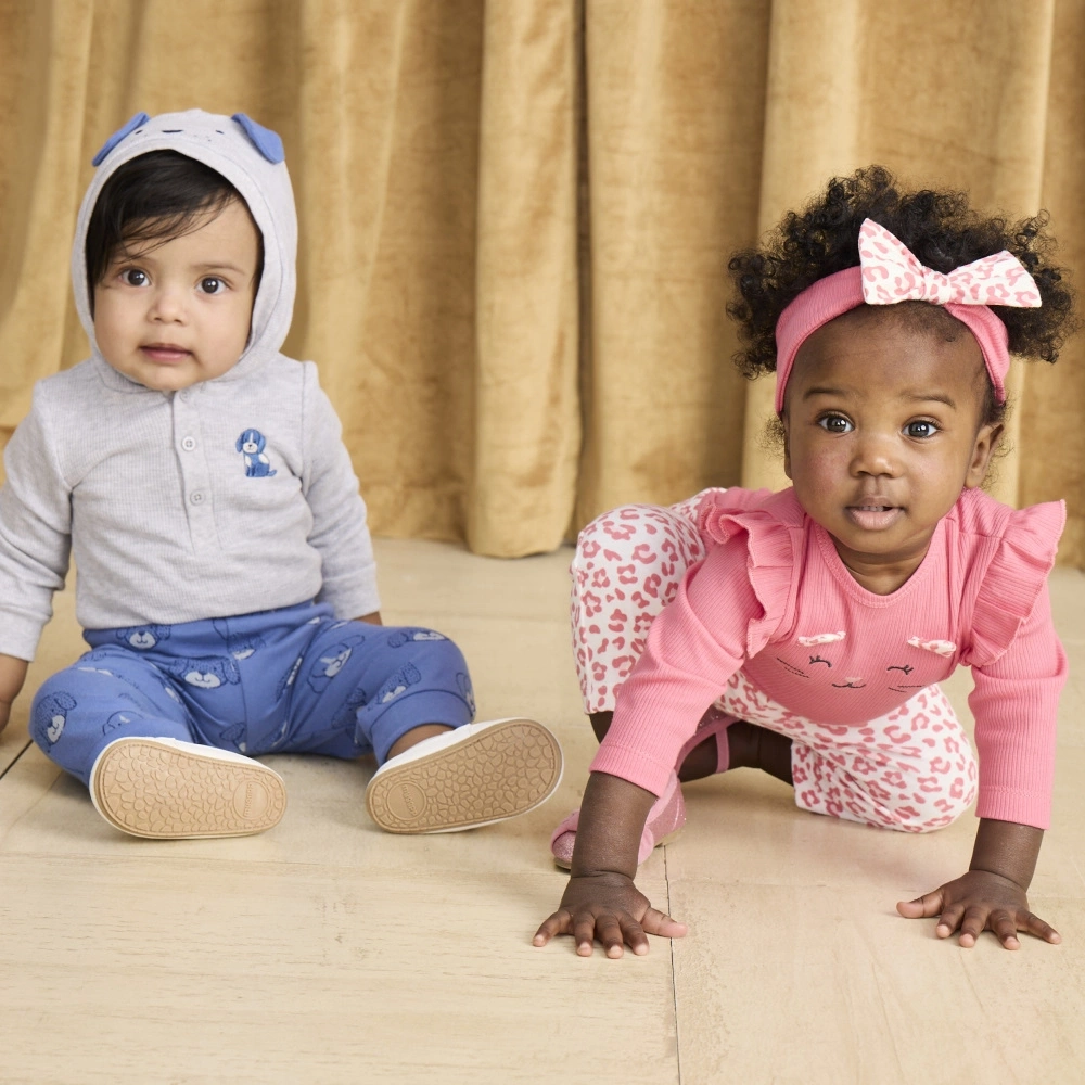 【Little Me】小狗帶帽連身衣/長褲