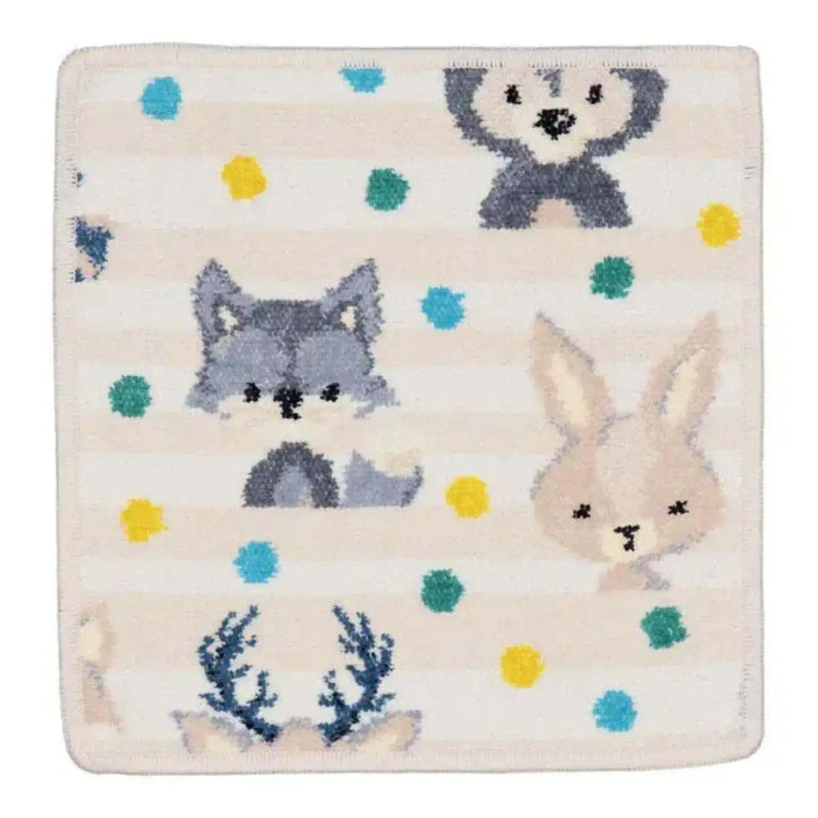 【feiler】林地動物方巾(25x25)