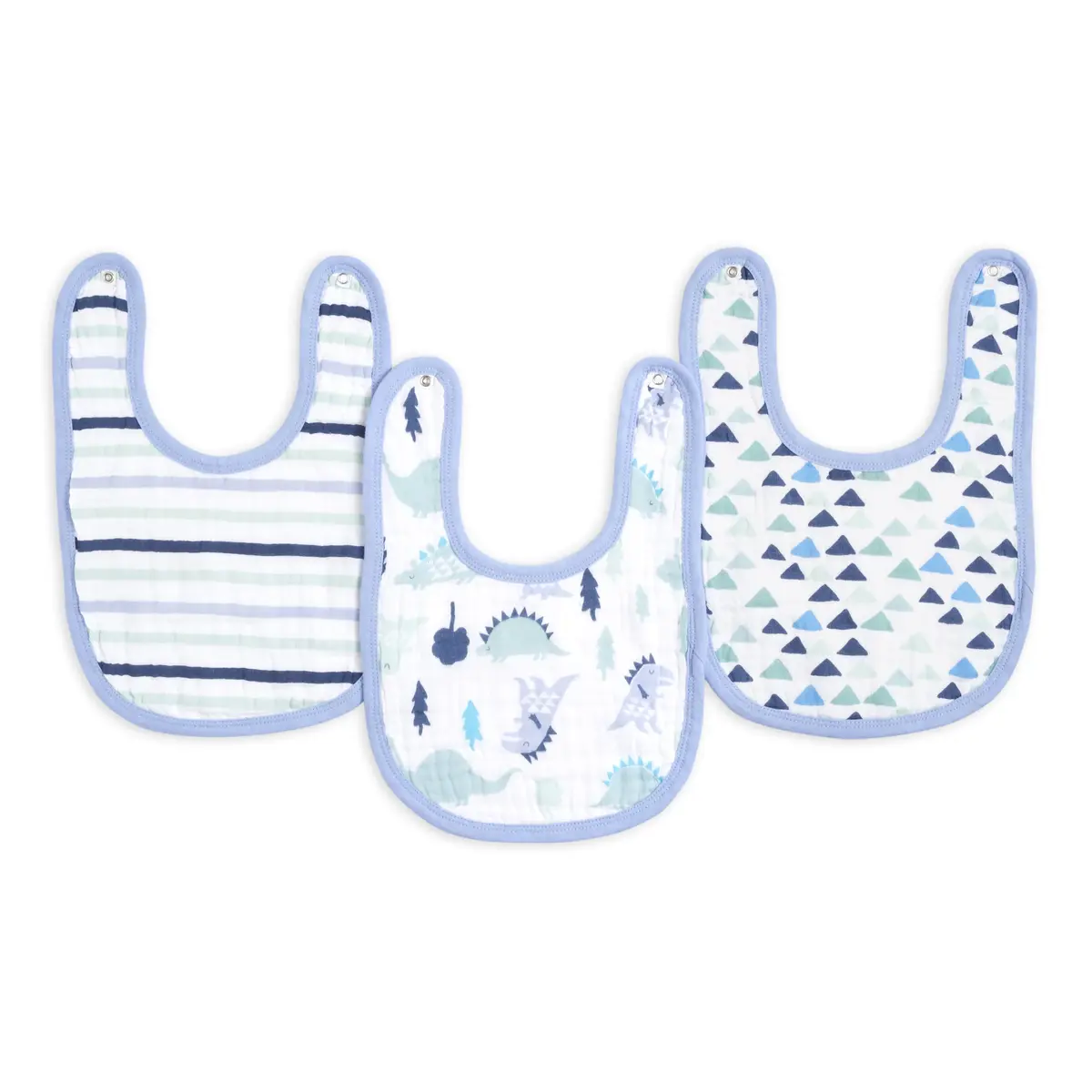 【Aden&Anais】經典圍兜3入/恐龍