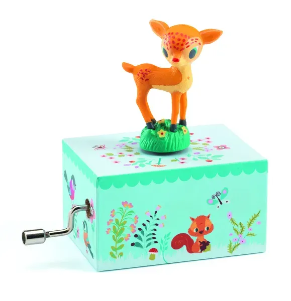 【DJECO智荷】木製音樂盒/小鹿散步