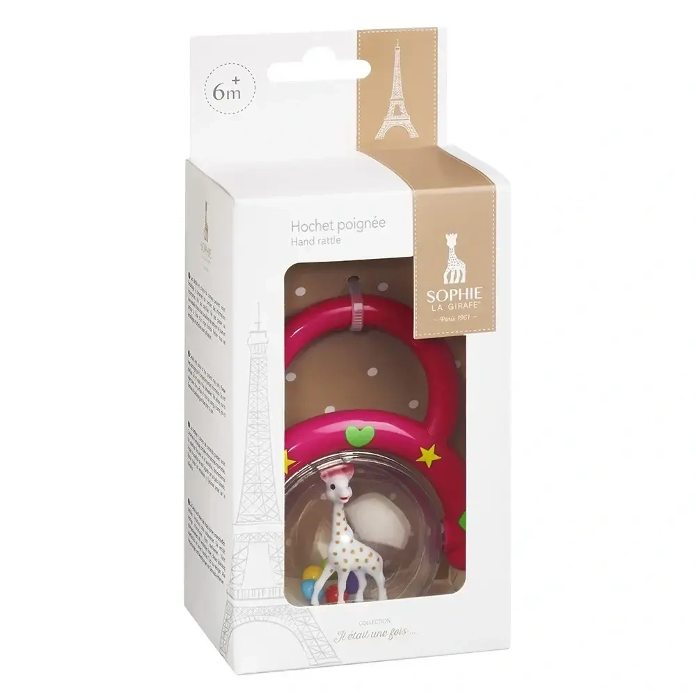 【Sophie La Girafe】壺鈴手搖鈴 / 紅