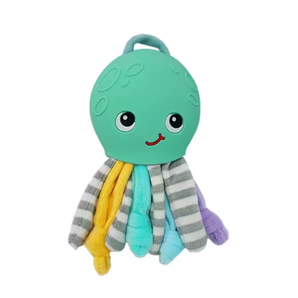 【Silli Chews希莉】章魚咬牙毛絨玩具