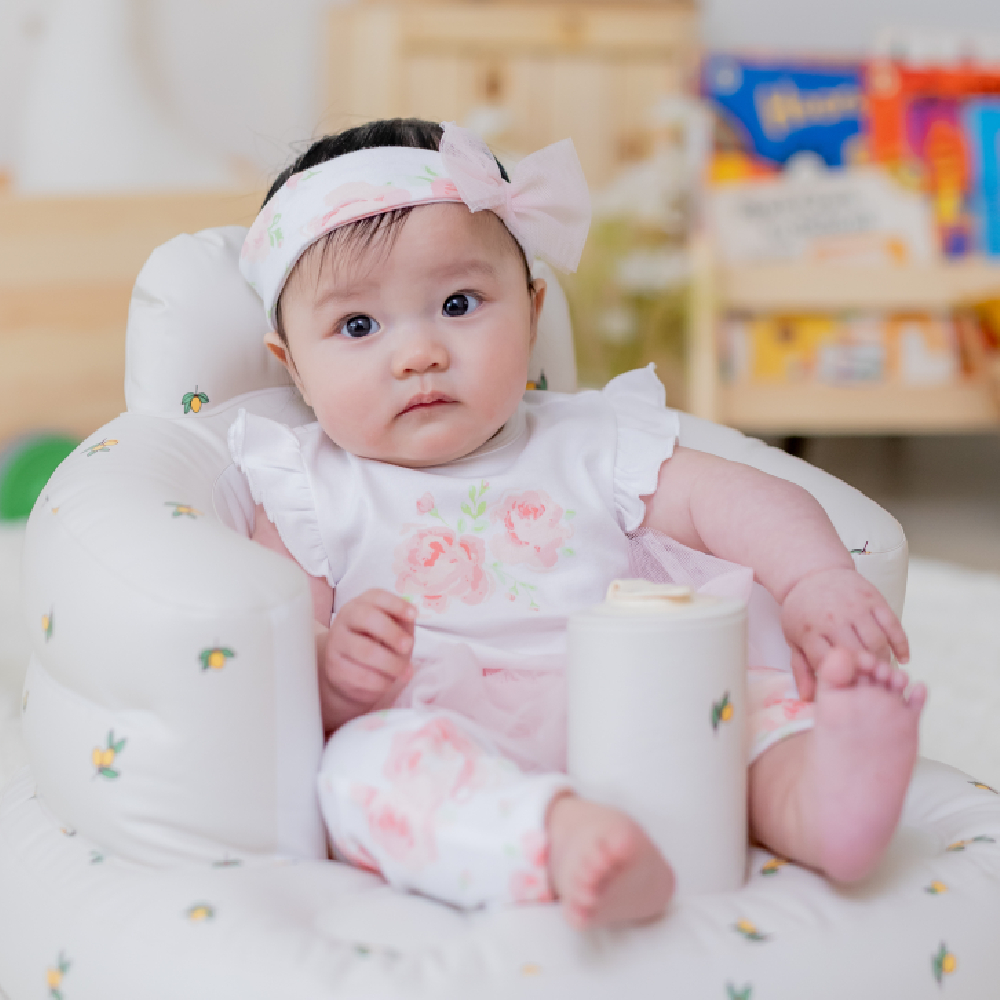 【Little Me】玫瑰連身衣/紗裙長褲/髮帶