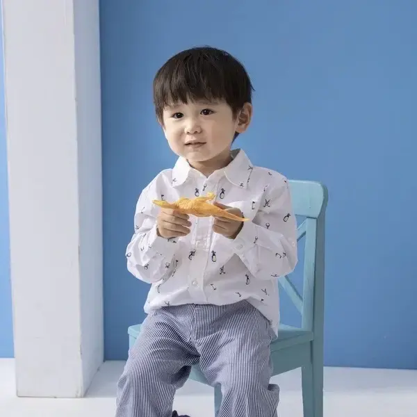 【Little Me】高爾夫襯衫/7分褲組