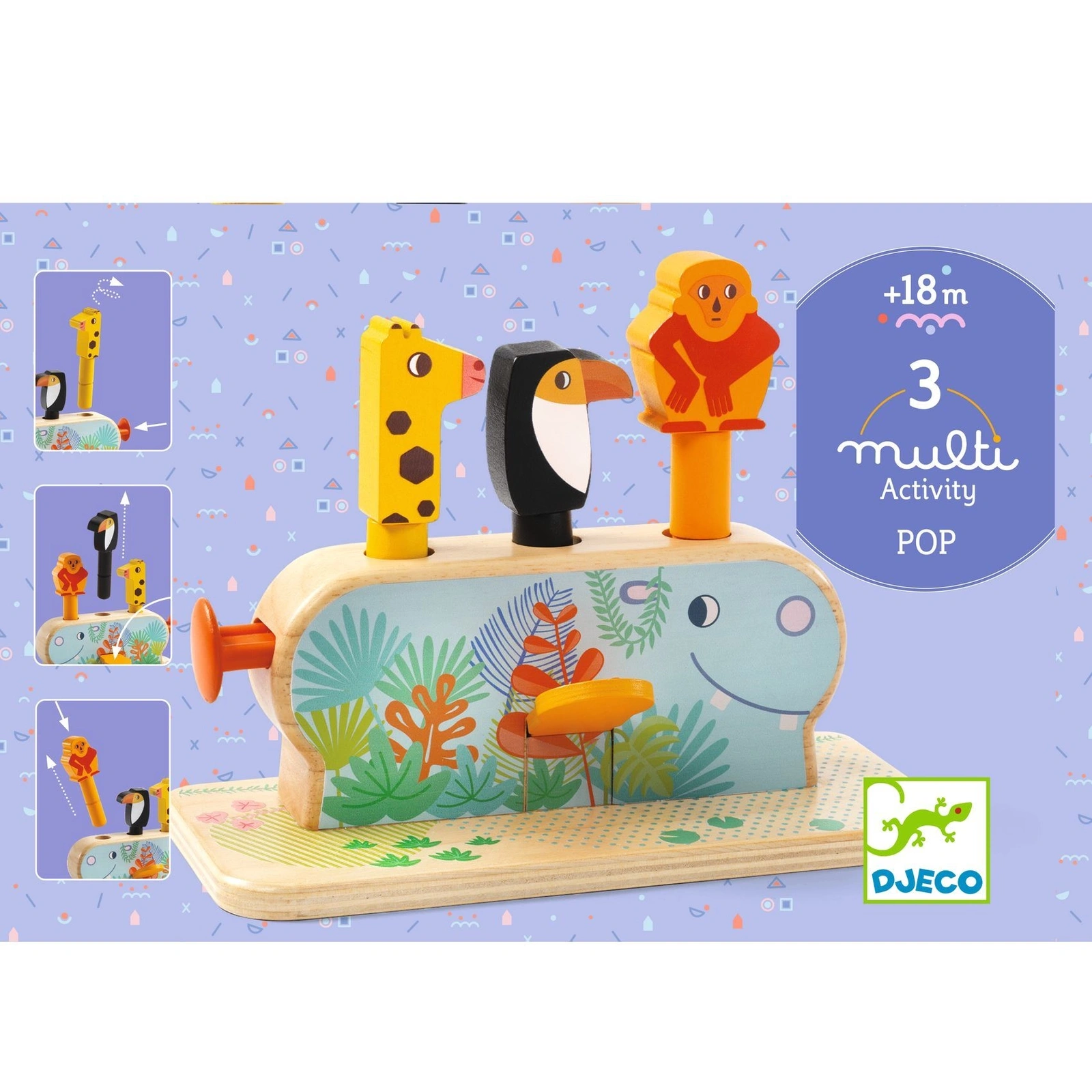 【DJECO智荷】發展遊戲/動物跳跳跳