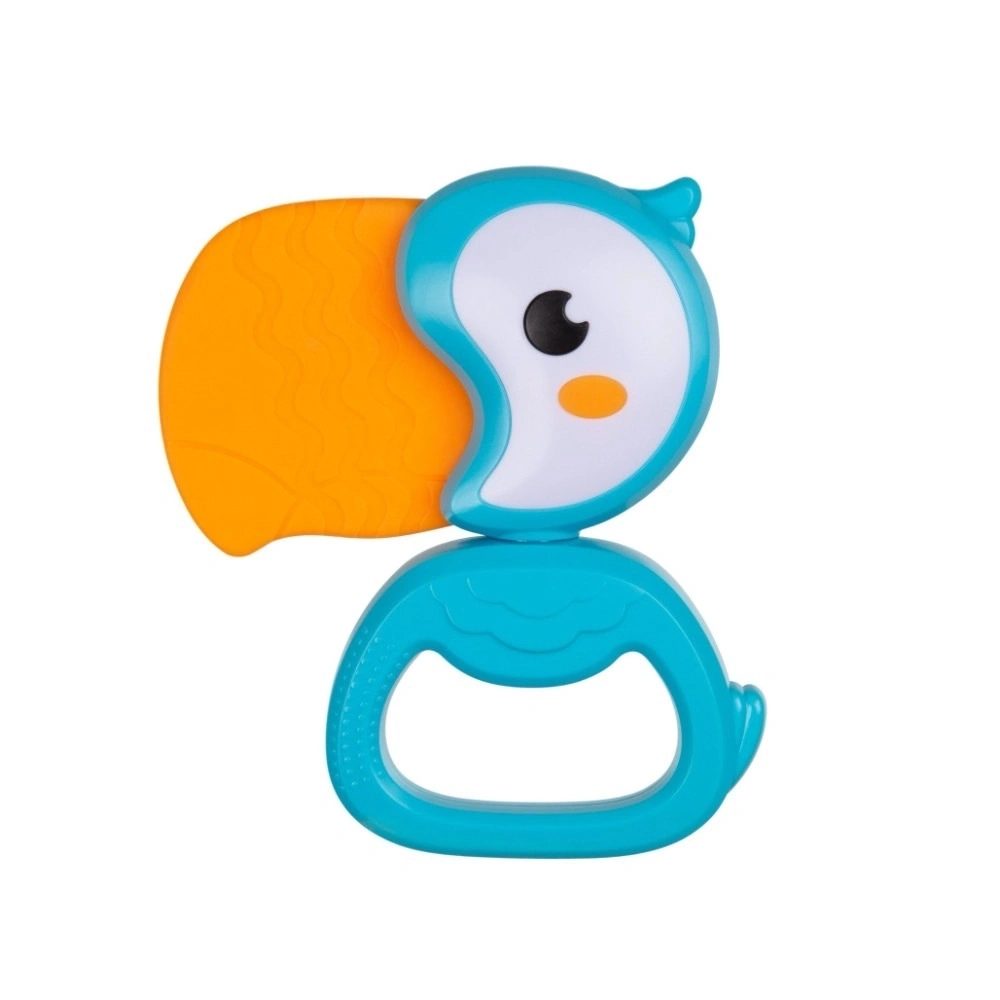 【Playgro培高】大嘴鳥手搖鈴咬牙器