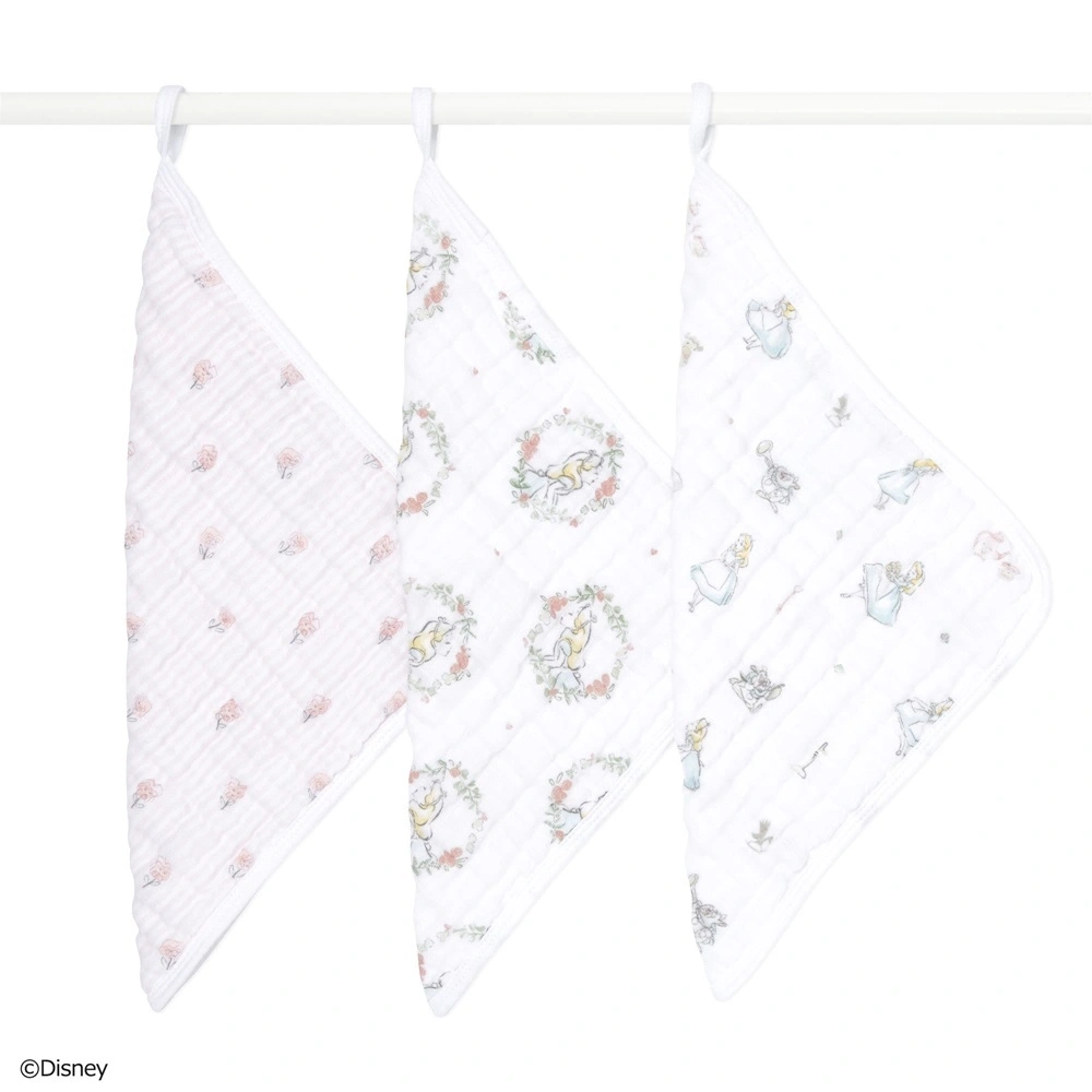 【Aden & Anais】經典方巾3入/夢遊愛麗絲