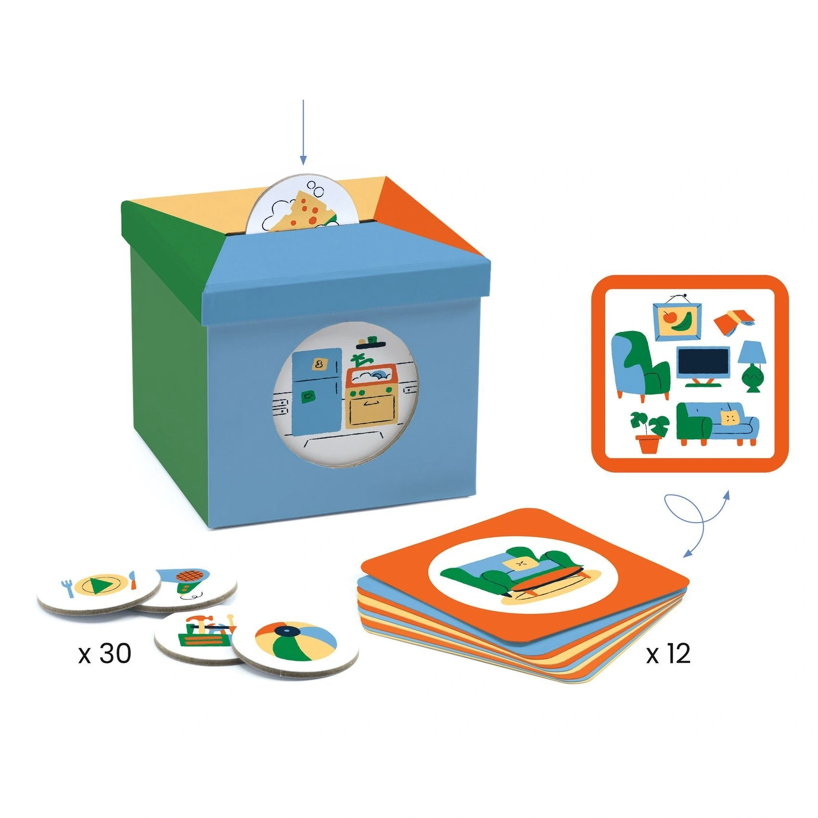 【DJECO智荷】 益智遊戲/場景驚喜盒