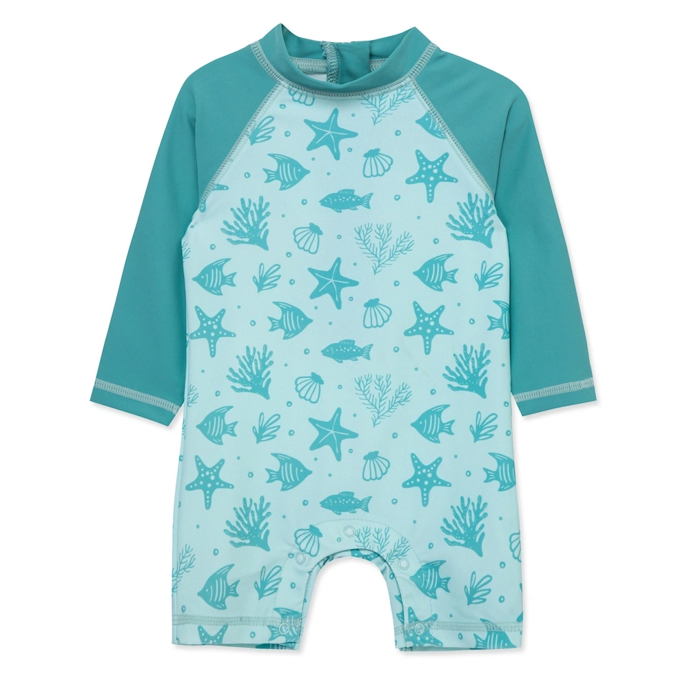 【Little Me】海洋連身防護泳裝