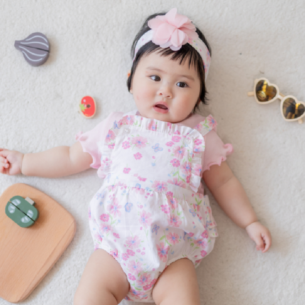 【Little Me】夢幻上衣/泡泡吊帶裝/髮帶