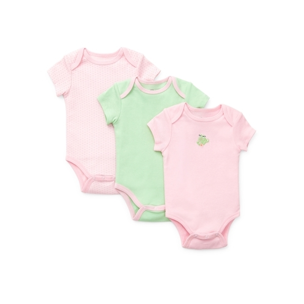 【Little Me】小青蛙連身衣3件入