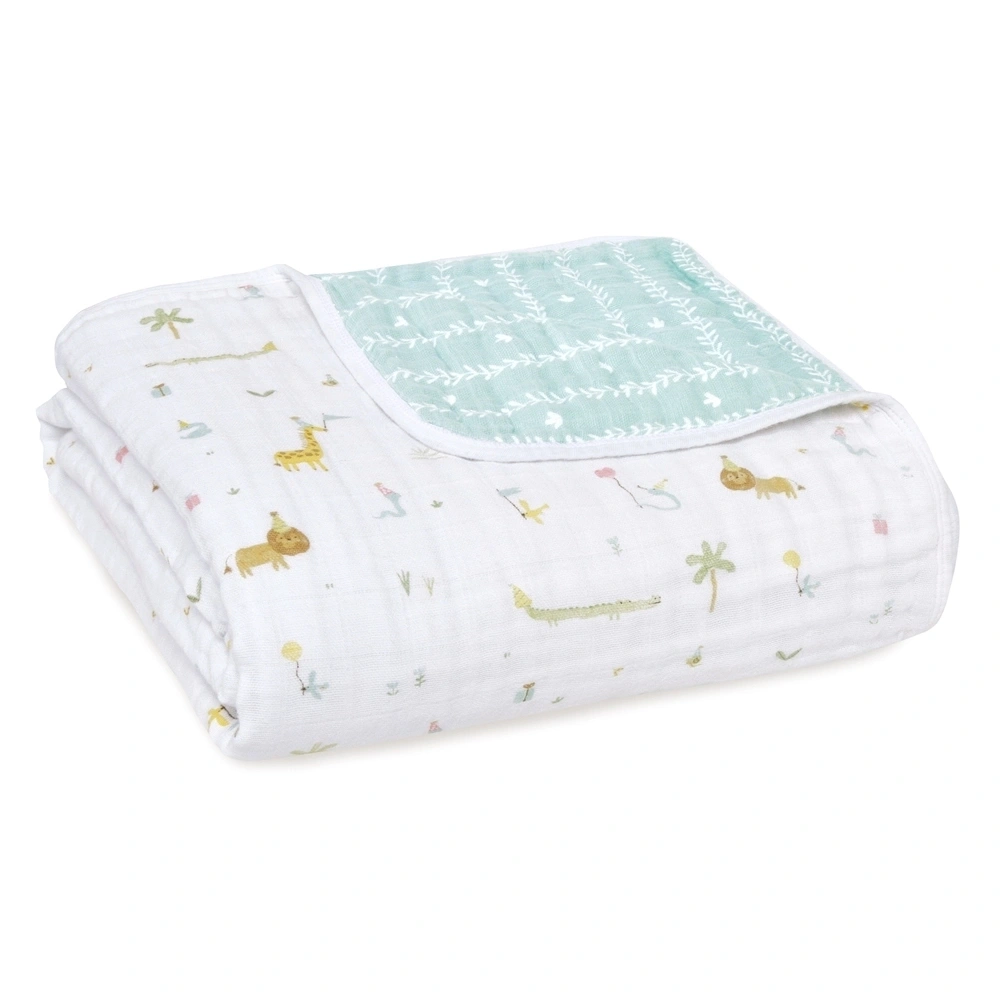 【Aden & Anais】經典四層紗厚毯/蛇舞春光