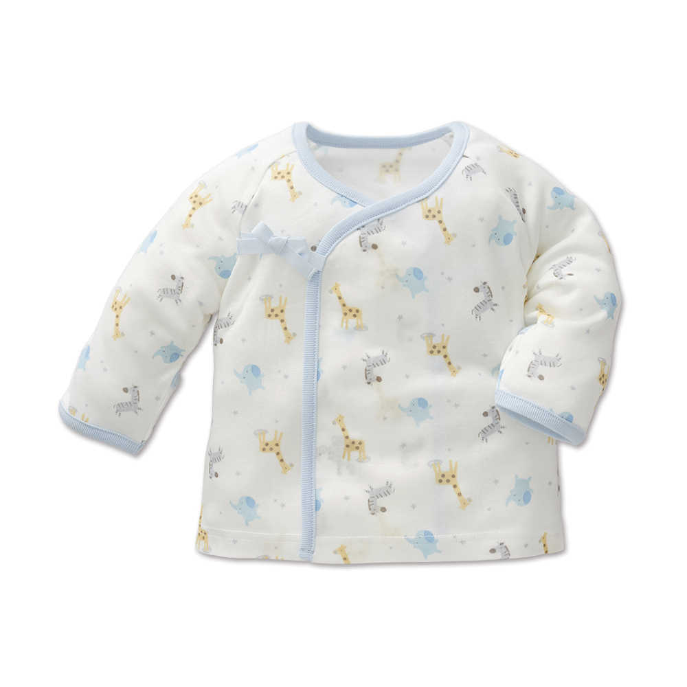 【Baby City娃娃城】天絲棉長袖肚衣-森林動物／2色