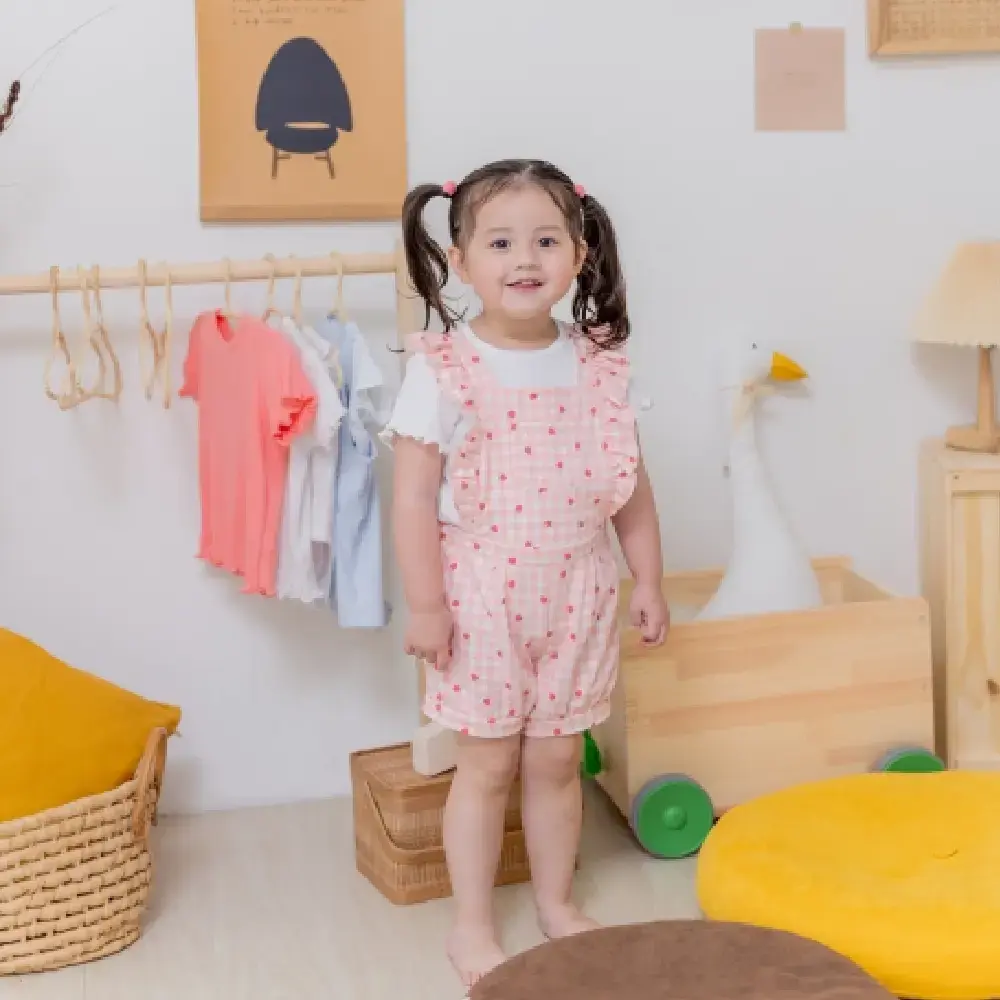 【Little Me】草莓背心褲套裝