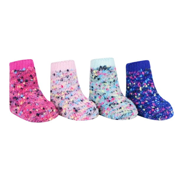 【Waddle維特】五彩點點襪4入