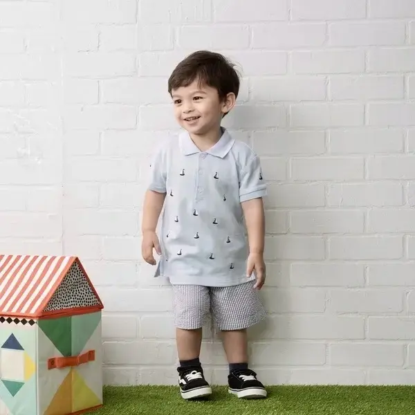 【Little Me】帆船POLO衫/短褲