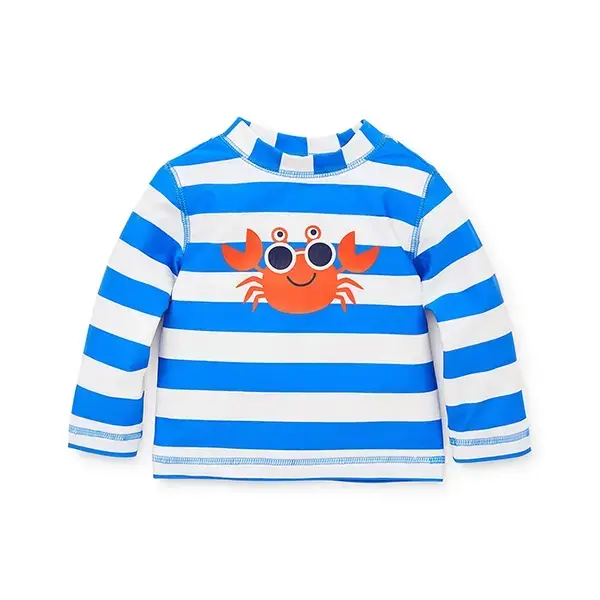 【Little Me】螃蟹長袖防護泳衣