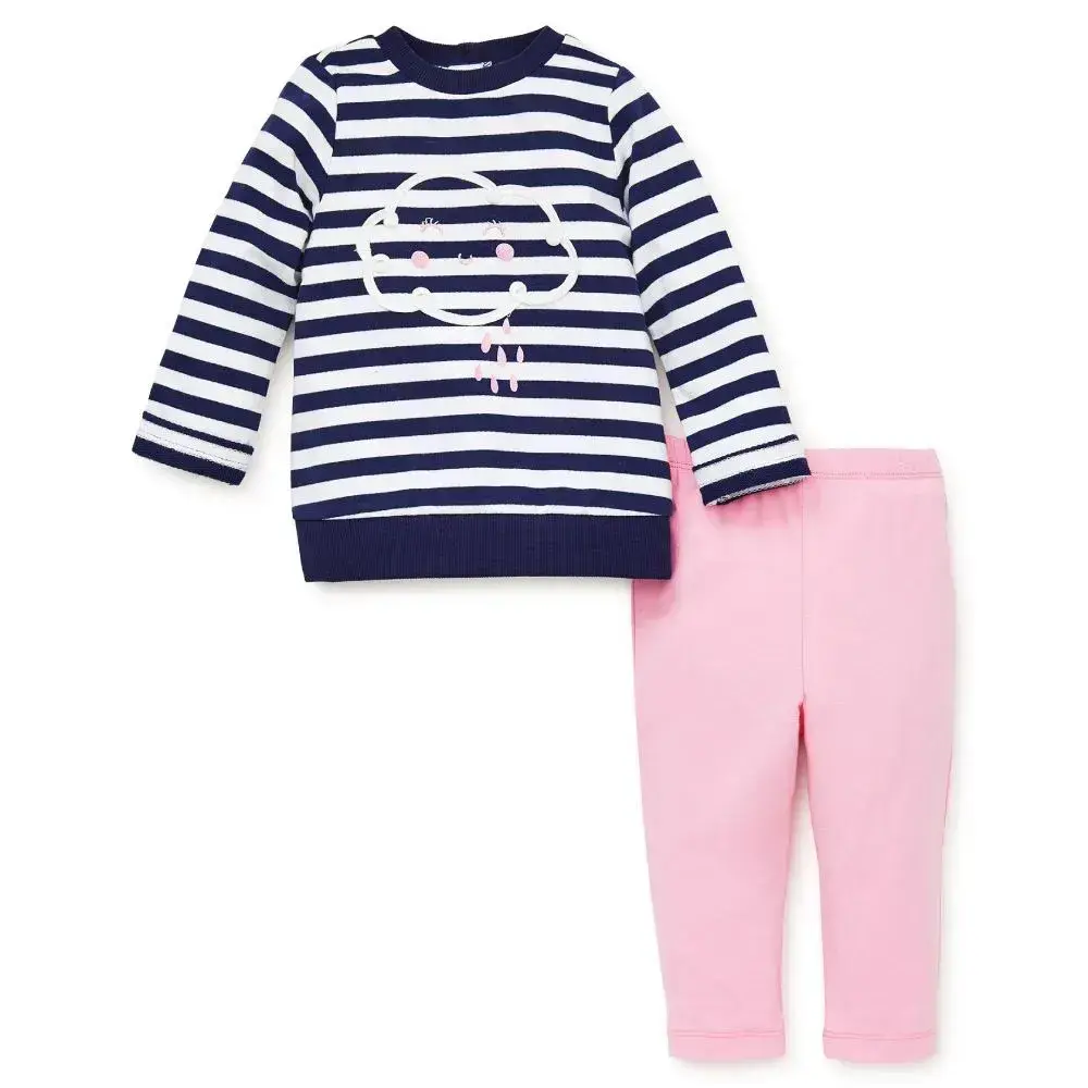 【Little Me】雲朵運動衫/長褲組