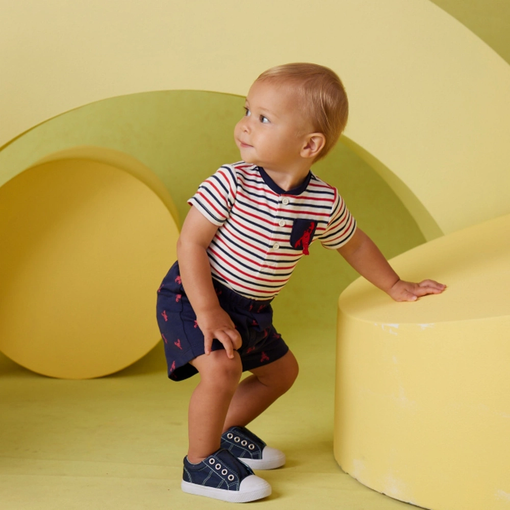 【Little Me】龍蝦短袖連身衣/褲子