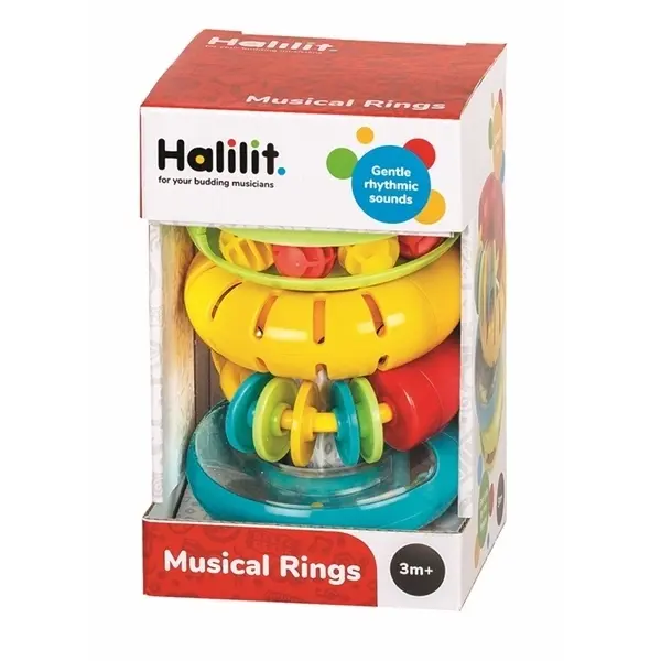 【Halilit】甜甜圈搖鈴禮盒