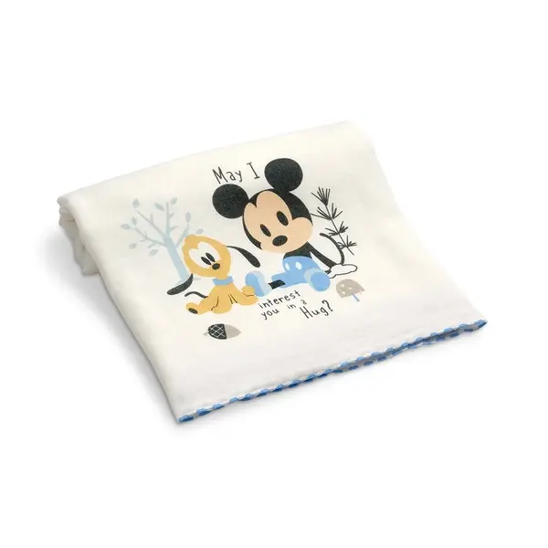 【Baby City娃娃城】米奇紗布浴巾