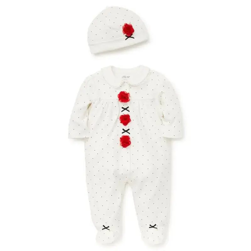 【Little Me】優雅點連腳兔裝 帽子