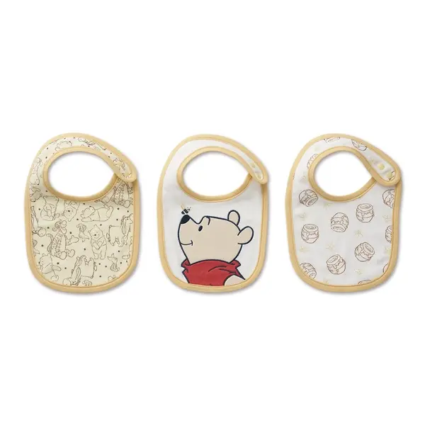 【Baby City娃娃城】維尼圍兜3入組